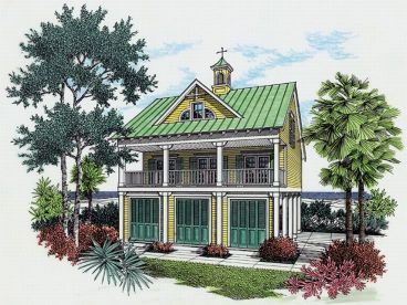 Bungalow House Plan, 021H-0024