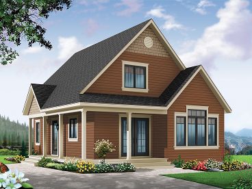 Vacation Home Plan, 027H-0331