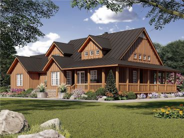 Country House Plan, 062H-0457
