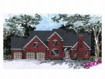 Two-Story Home Plan, 023H-0033