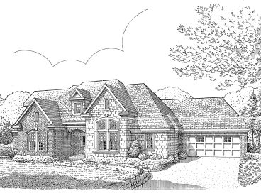 Traditional House Plan, 054H-0094