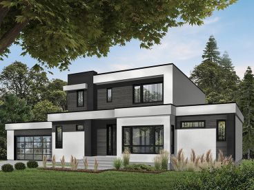 Two-Story House Plan, 027H-0474