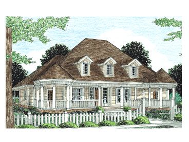 Southern Country Home, 059H-0063