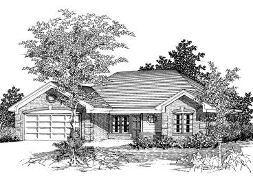 1-Story House Design, 061H-0026
