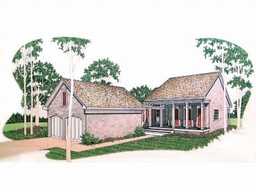 Stucco Home Plan, 021H-0059