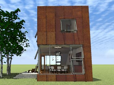 Contemporary House Plan, 052H-0001