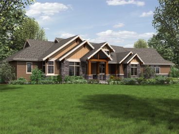 Ranch House Plan, 034H-0293