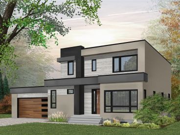 Two-Story House Plan, 027H-0487