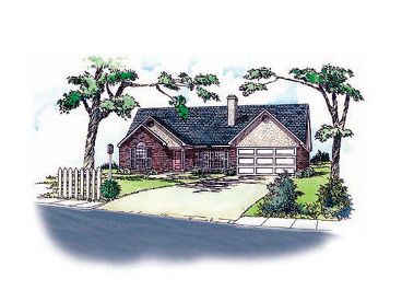 Ranch Home Plan, 060H-0004