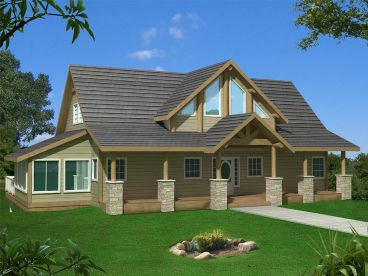 Mountain Home Design, 012H-0123