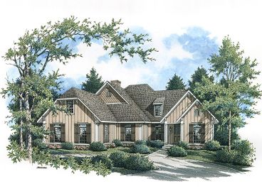Ranch Home Design, 021H-0231