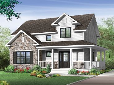 Two-Story Home Plan, 027H-0446