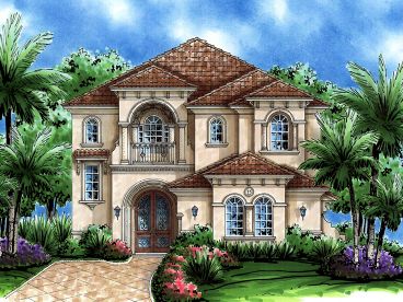 Premier Luxury House Plan, 040H-0100