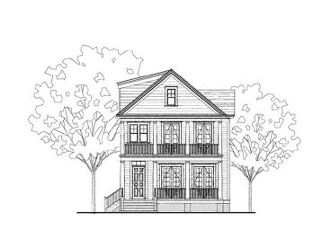 Southern Country Home, 058H-0056