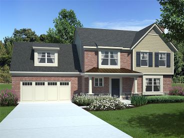 Two-Story Home Design, 046H-0062