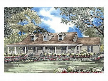 Country House Plan, 025H-0125
