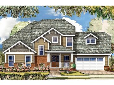 Craftsman House Plan, 061H-0169