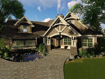 Craftsman House Plan, 023H-0189