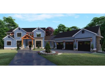 Craftsman House Plan, 075H-0023