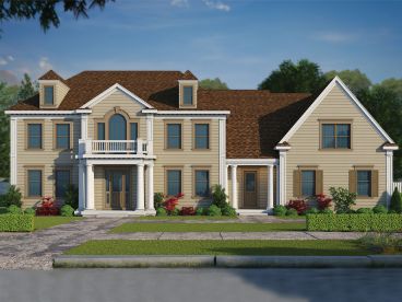 Colonial House Plan, 031H-0278