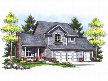 2-Story Home Plan, 020H-0120