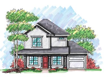 Two-Story House Plan, 020H-0204