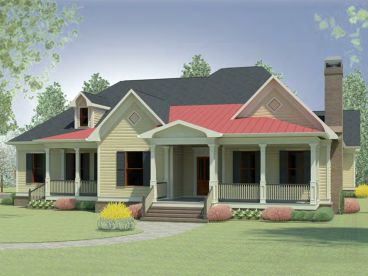 One-Story House Plan, 019H-0204