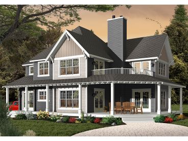Two-Story House Plan, 027H-0221