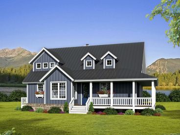 Country House Plan, 062H-0132