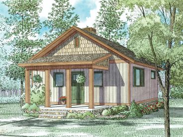 Cabin House Plan, 025H-0352