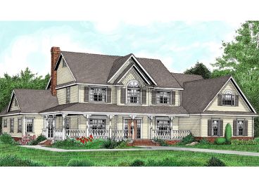 2-Story Country House, 044H-0049