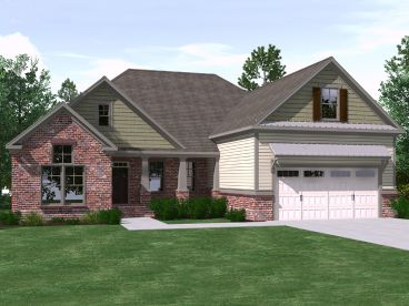Craftsman House Plan, 080H-0012