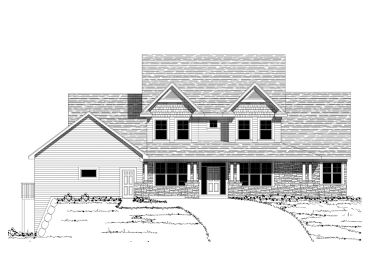 Two-Story House Plan, 023H-0172
