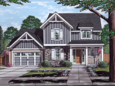 Two-Story House Plan, 046H-0182