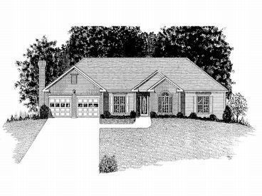 1-Story Home Plan, 007H-0036