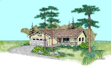 Ranch House Plan, 013H-0070