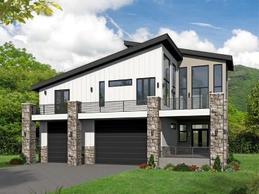 Carriage House Plan, 062G-0291