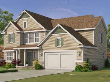Two-Story House Plan, 031H-0282