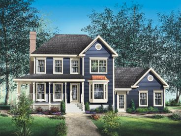Two-Story Home Plan, 072H-0119