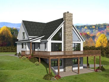 Mountain House Plan, 062H-0352