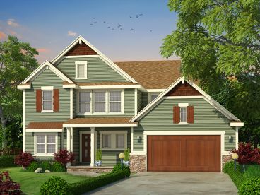 Two-Story House Plan, 031H-0281 