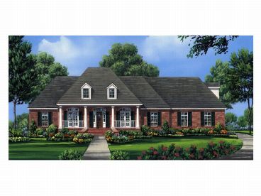 One-Story Home Plan, 001H-0110