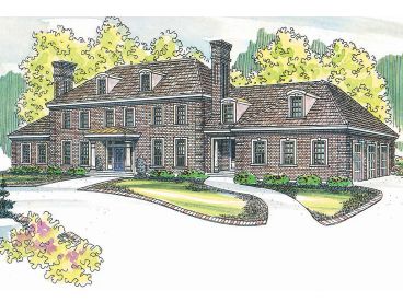 Colonial Home Plan, 051H-0088