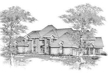 Luxurious 2-Story Home, 061H-0140