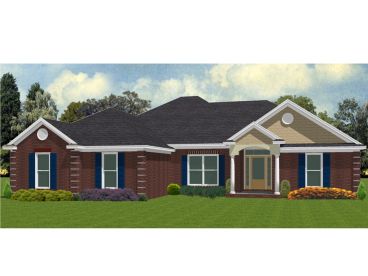 Traditional Ranch House Plan, 073H-0050