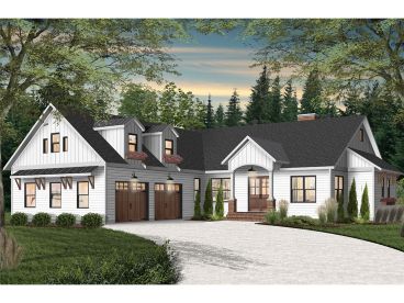 Two-Story House Plan, 027H-0432