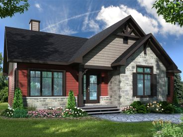 Small Ranch House Plan, 027H-0472