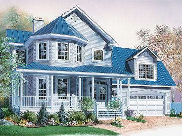 Country Victorian House, 027H-0205