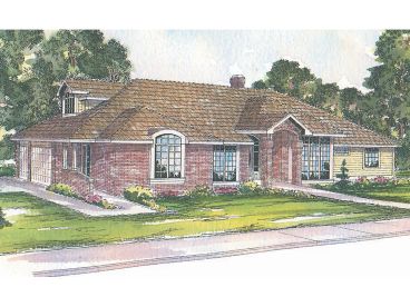 Ranch House Plan, 051H-0001