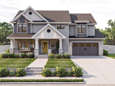 Two-Story House Plan, 050H-0484